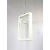 Lampa wisząca metalowa LOFT biała